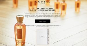Échantillon gratuit du parfum Eau d’Hadrien de Goutal Paris
