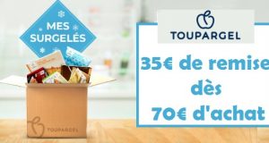 Toupargel : 35€ de remise dès 70€ euros d’achat