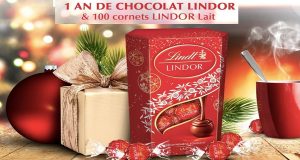 Lindt Jeu de Noël : 1 an de chocolat + 100 cornets Lindor à gagner