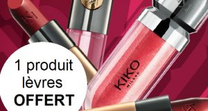 Kiko : pour 2 produits lèvres achetés, le 3ème offert