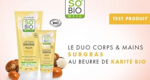 100 soins So’Bio Surgras au Karité BIO à tester