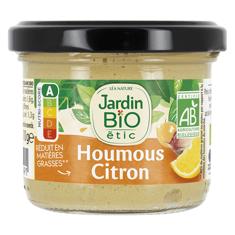 Houmous Citron | Jardin BiO
